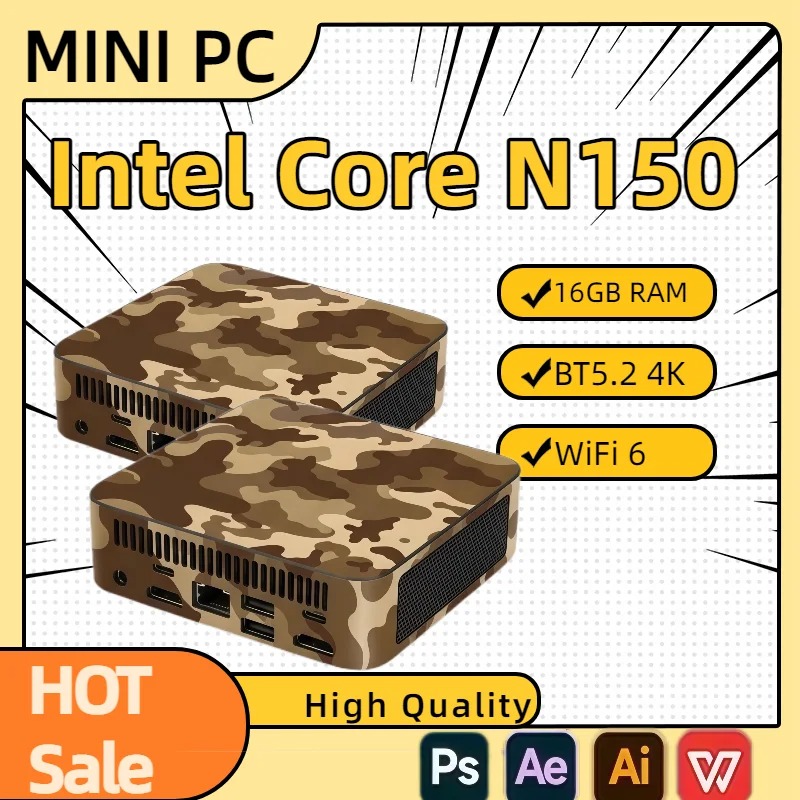 Compact Mini Pc Intel N150 Min - огляд і ціна Pc Gaming Intel