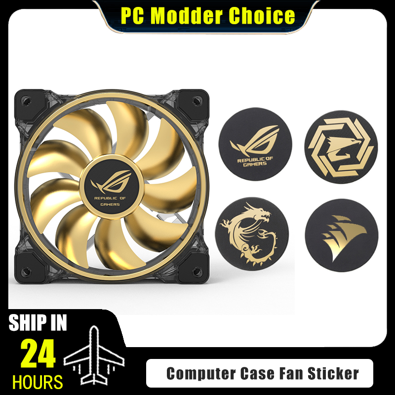 Computer Case Fan Logo Sticker - огляд і ціна Pc Gaming Lounge