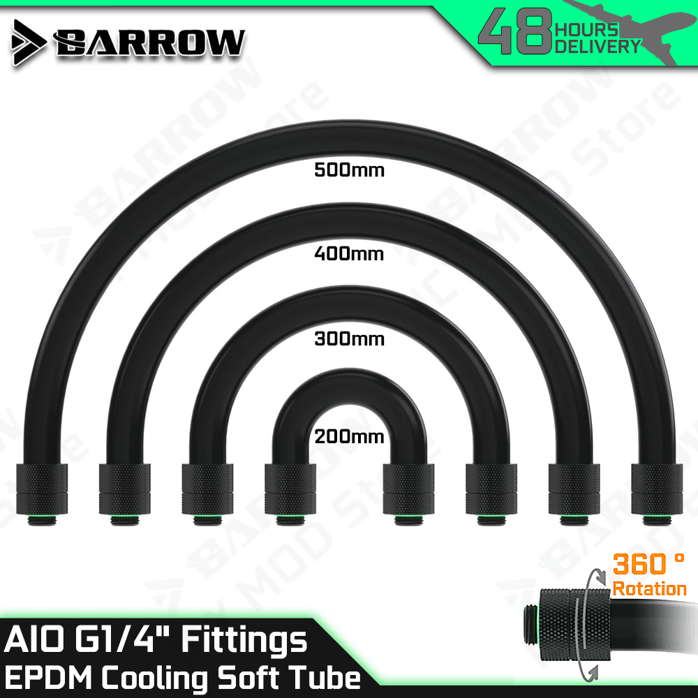 Barrow AIO EPDM Soft Tube G1/4 - огляд і ціна Pc Water Cooling