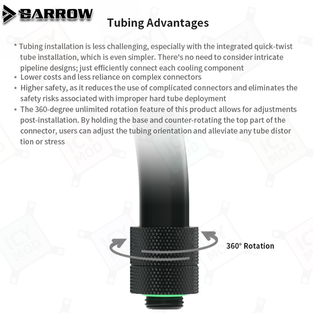 Barrow AIO EPDM Soft Tube G1/4 - огляд і ціна Pc Water Cooling